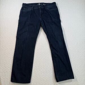 7 For All Mankind Slimmy Men's Zip-Fly Denim Blue Jeans~Size 32
